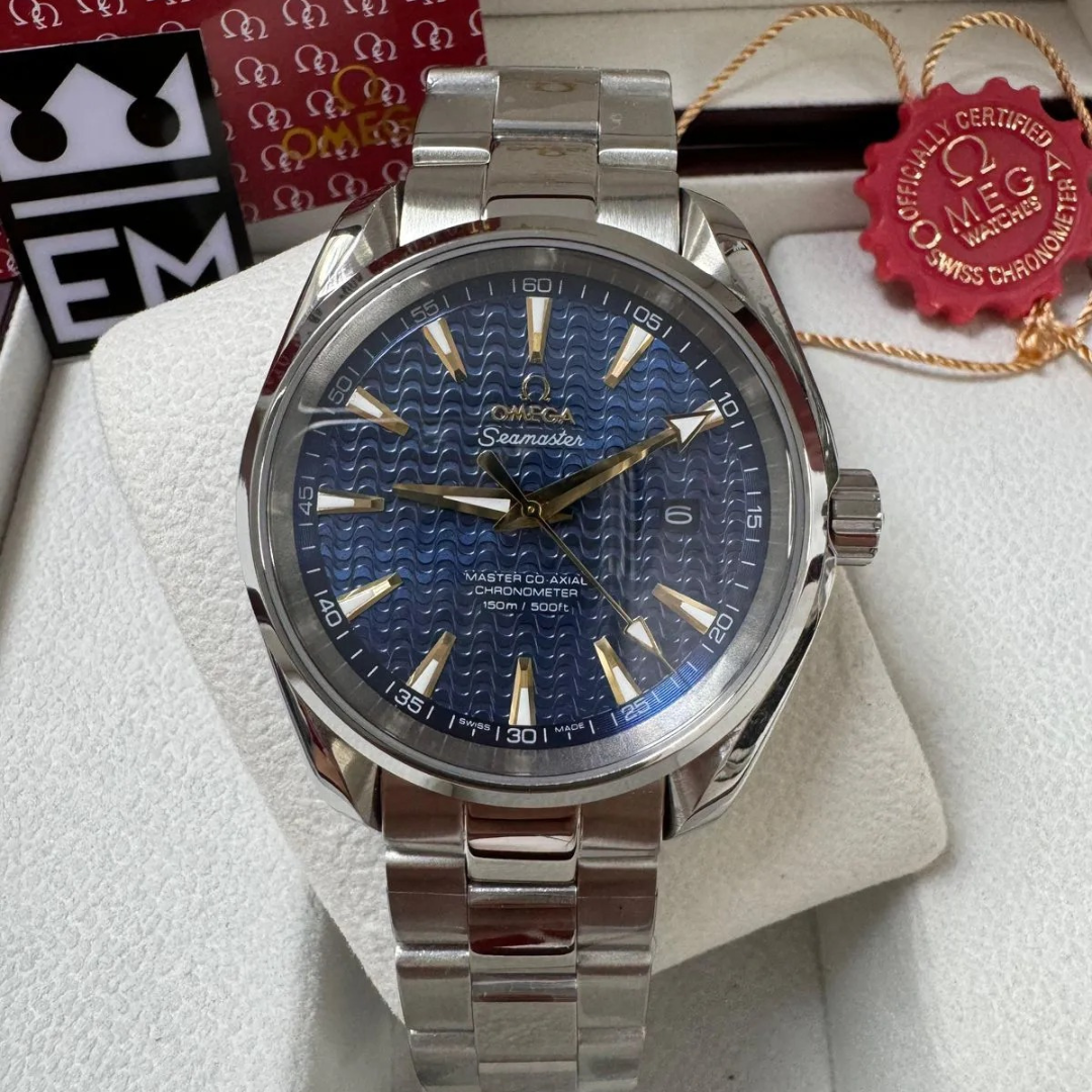 Omega Seamaster Aqua Terra Blue Waves