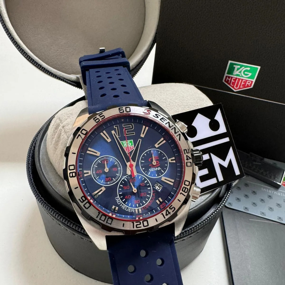 TAG Heuer Formula 1 Senna Edition – Blue/Red | Sport Strap