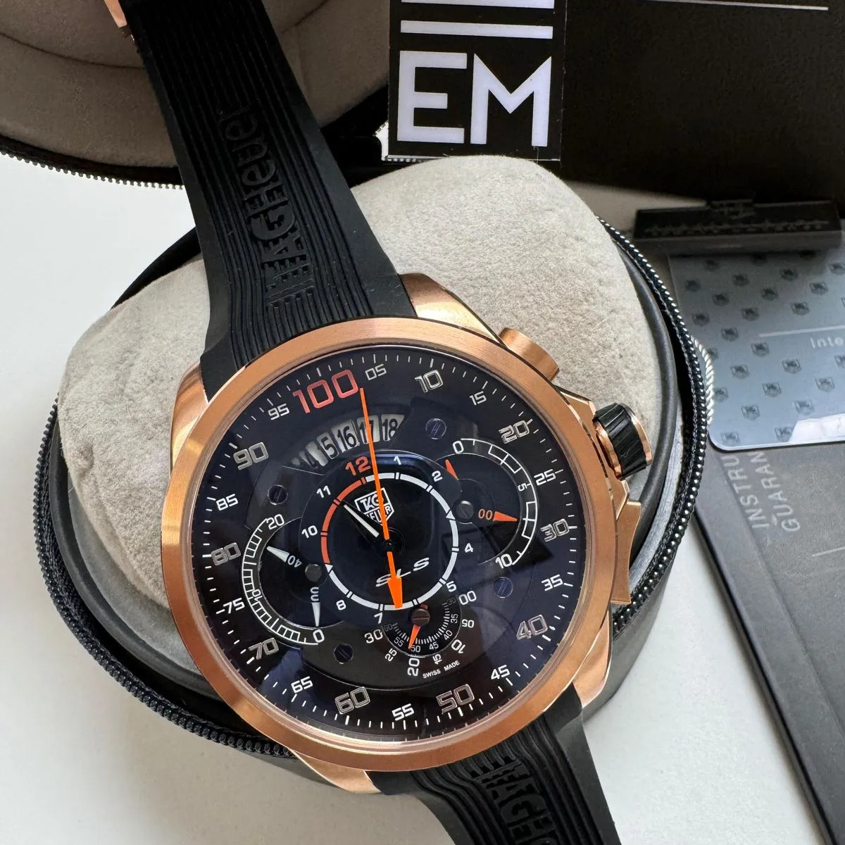 TAG Heuer Grand Carrera Mikrotimer – Rose Gold Black