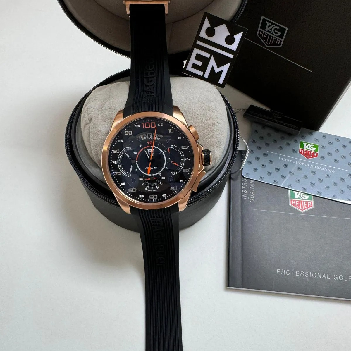 TAG Heuer Grand Carrera Mikrotimer – Rose Gold Black