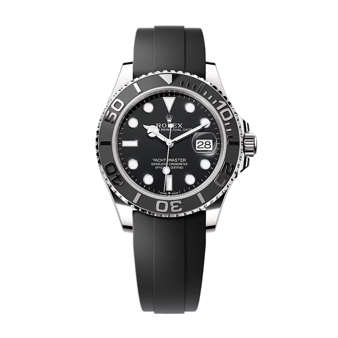 Rolex Yacht-Master 42 – Black Dial – Oysterflex