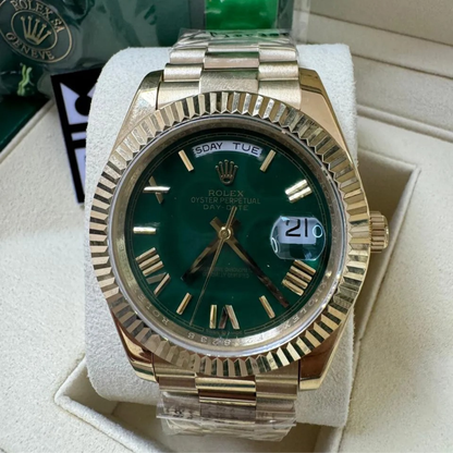 Green Dial with Roman Numerals