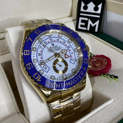 Gold Blue Dial / Blue Bezel