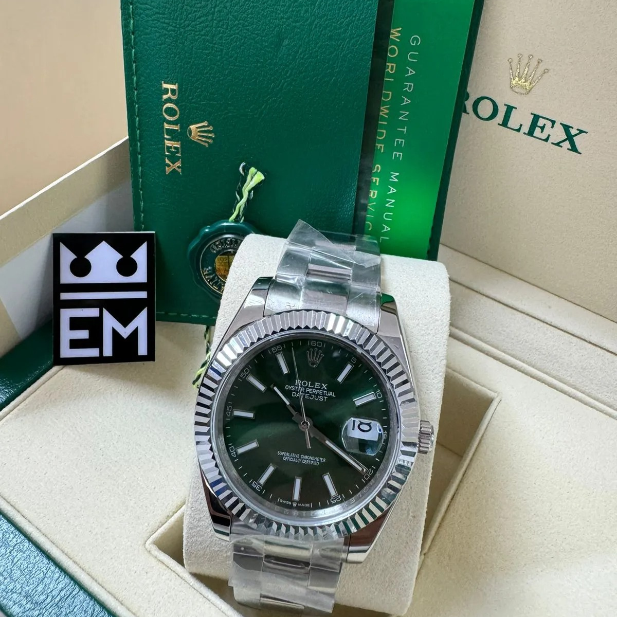 DJUST 41 – Green Dial