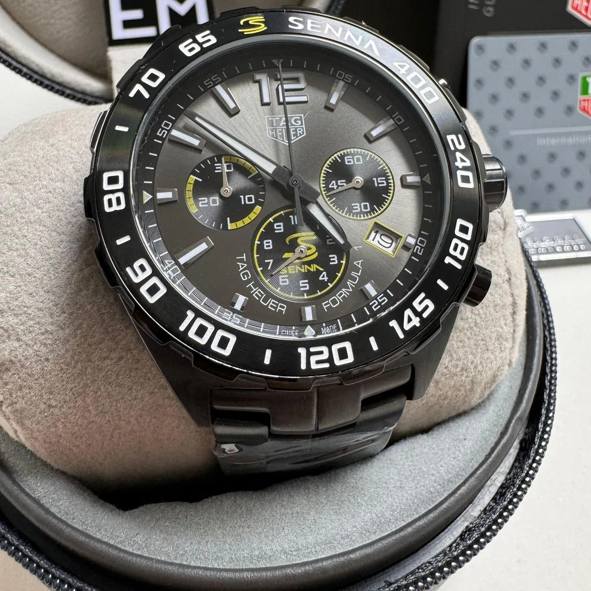 TAG Heuer Formula 1 Senna Chronograph Black Gray