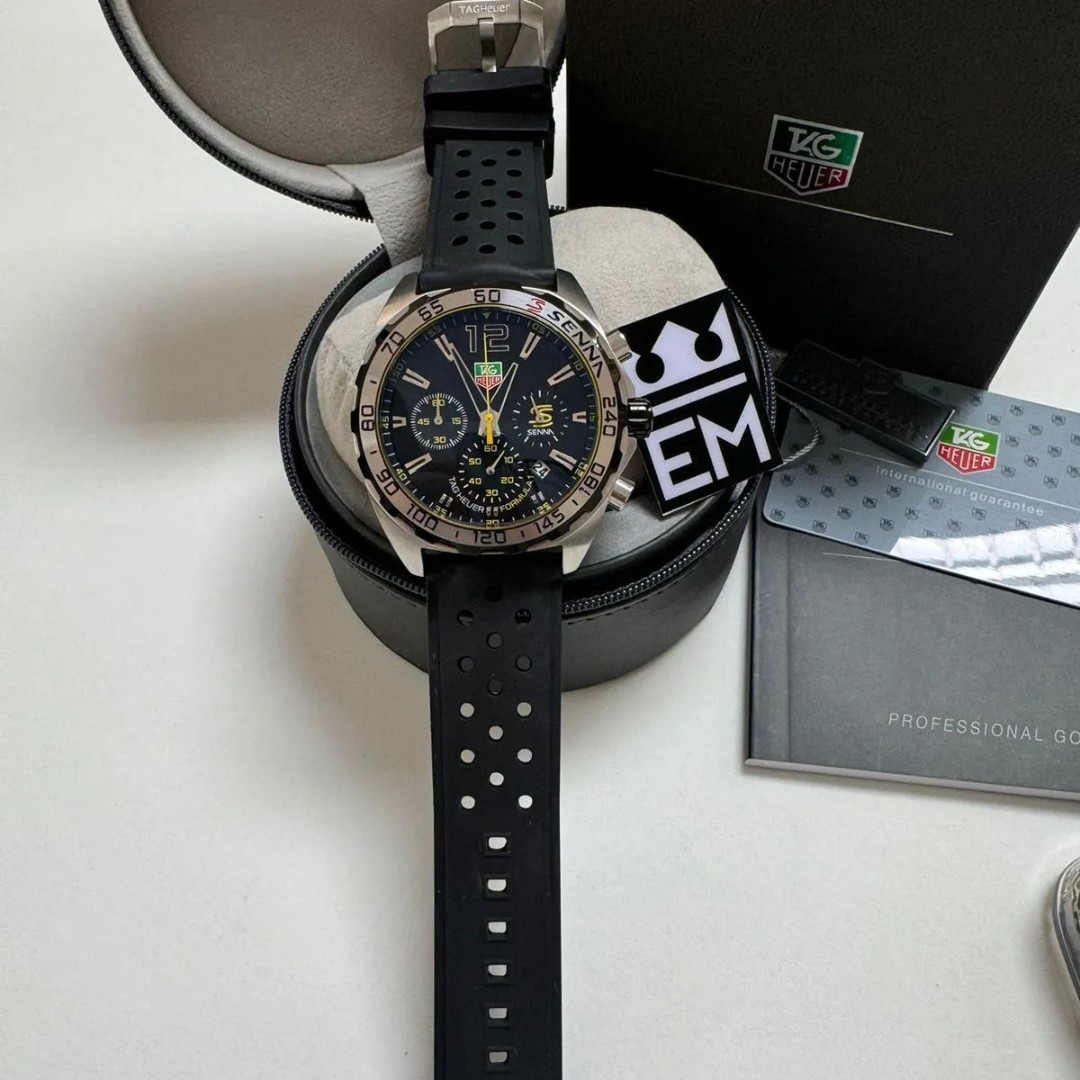TAG Heuer Formula 1 Senna Edition – Black/Yellow | Sport Strap