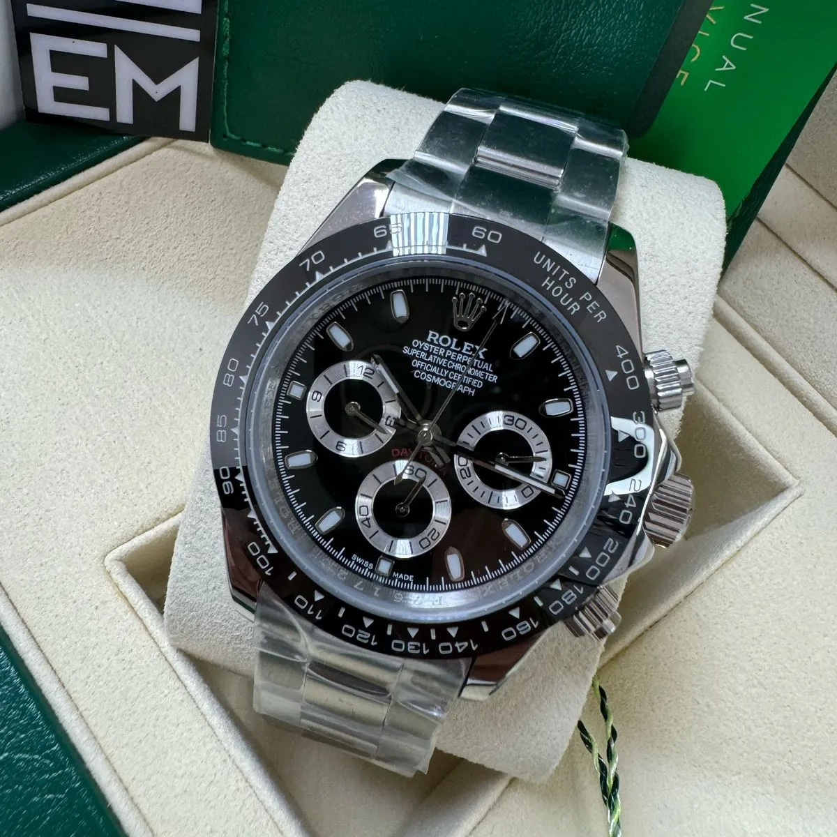 Stainless Steel 904L – Black Dial