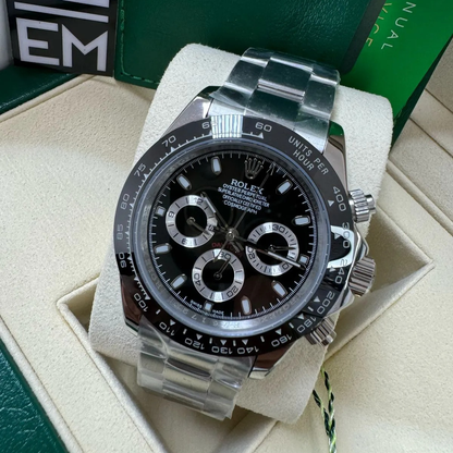 Stainless Steel 904L – Black Dial