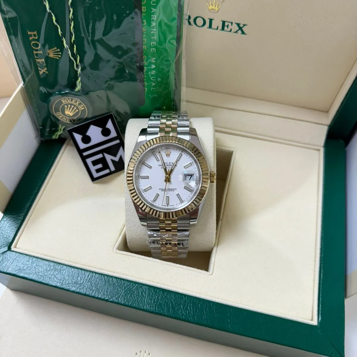 DJUST 41 – White Dial