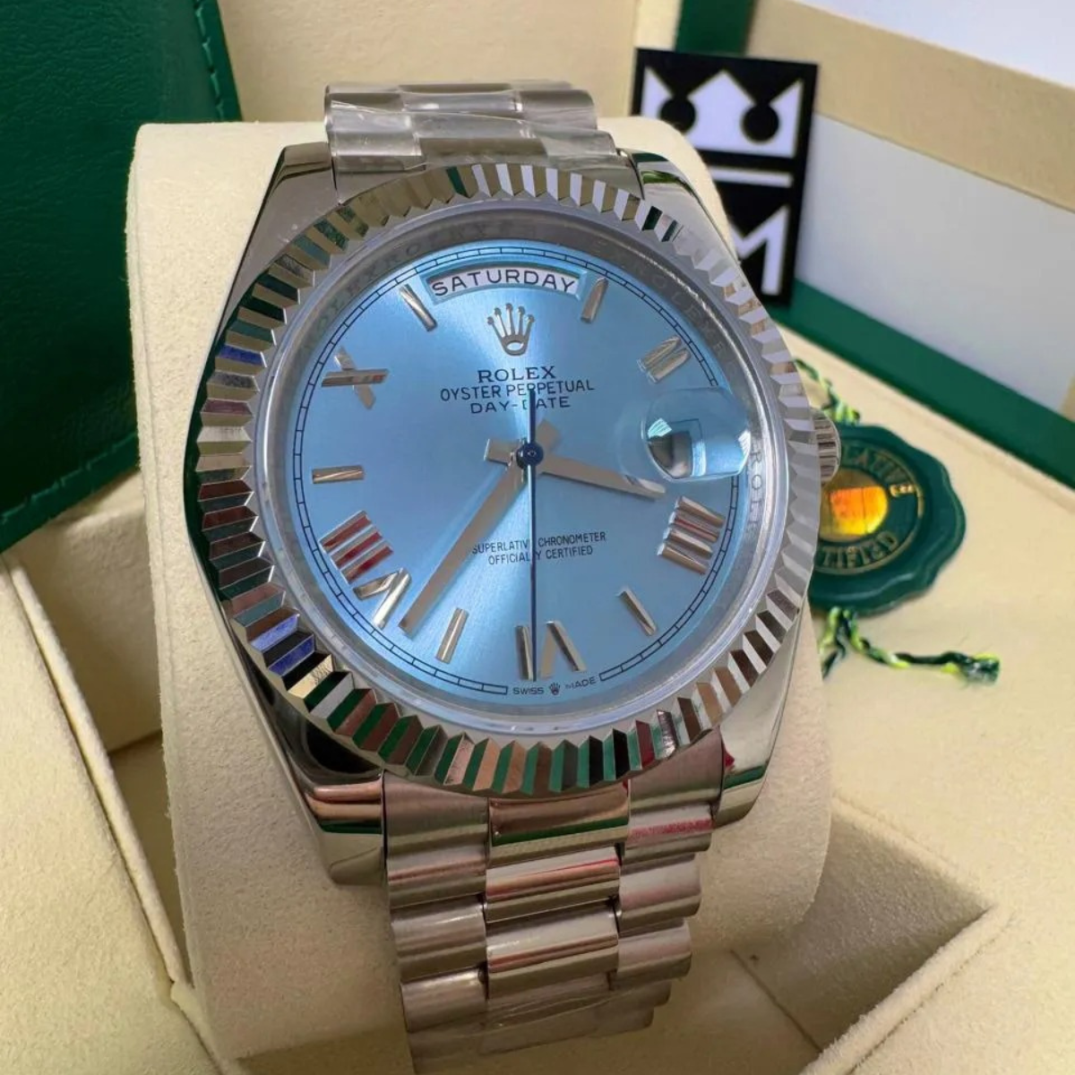 Ice-Blue Dial