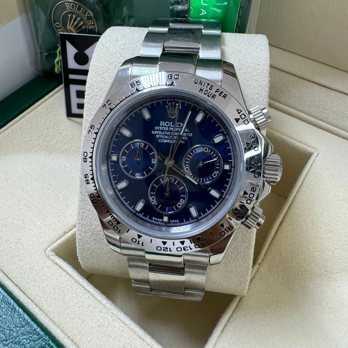 Platin-Edition – Blue Dial