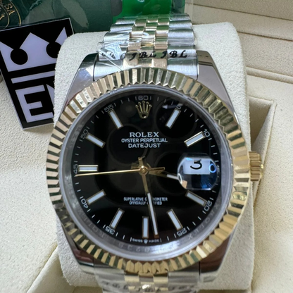 DJUST – Black Dial – Rolesor