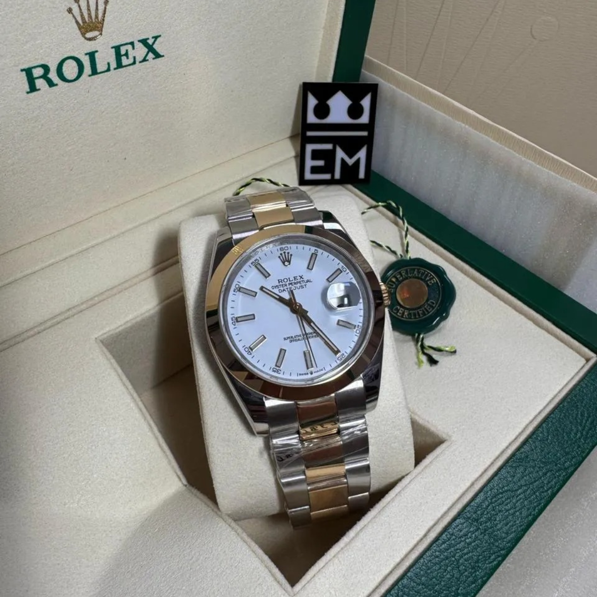 White Dial – Rolesor