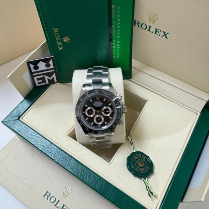 Stainless Steel 904L – Black Dial