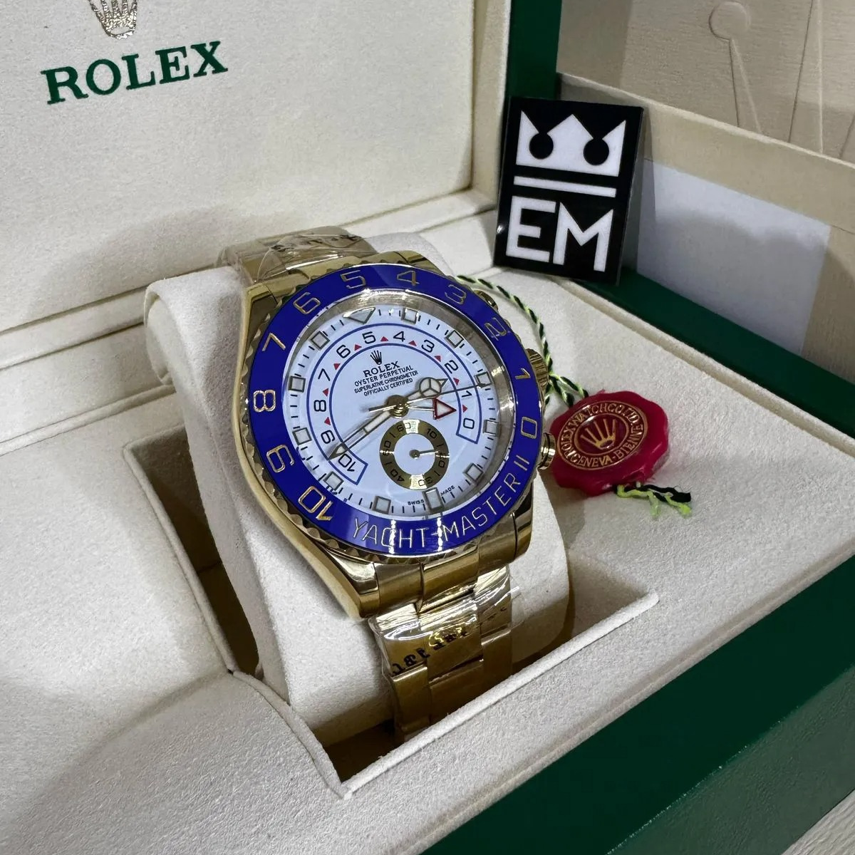 Gold Blue Dial / Blue Bezel