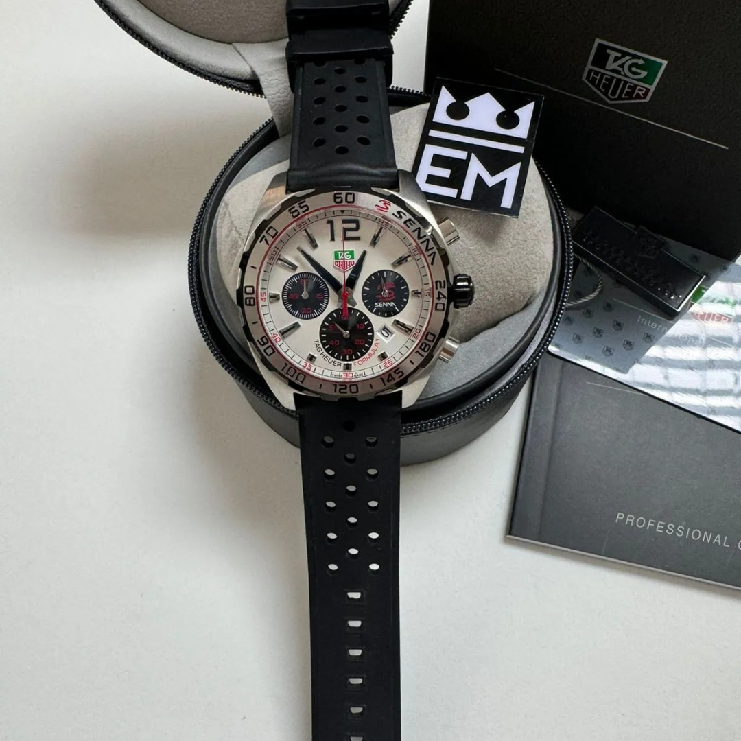 TAG Heuer Formula 1 Senna Edition – Silver/Black | Sport Strap