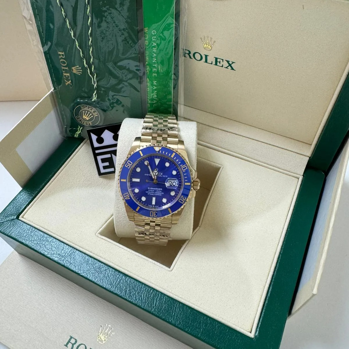 Blue Dial – Yellow Gold