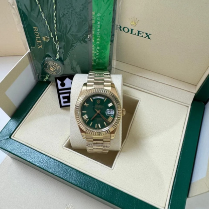 Green Dial with Roman Numerals