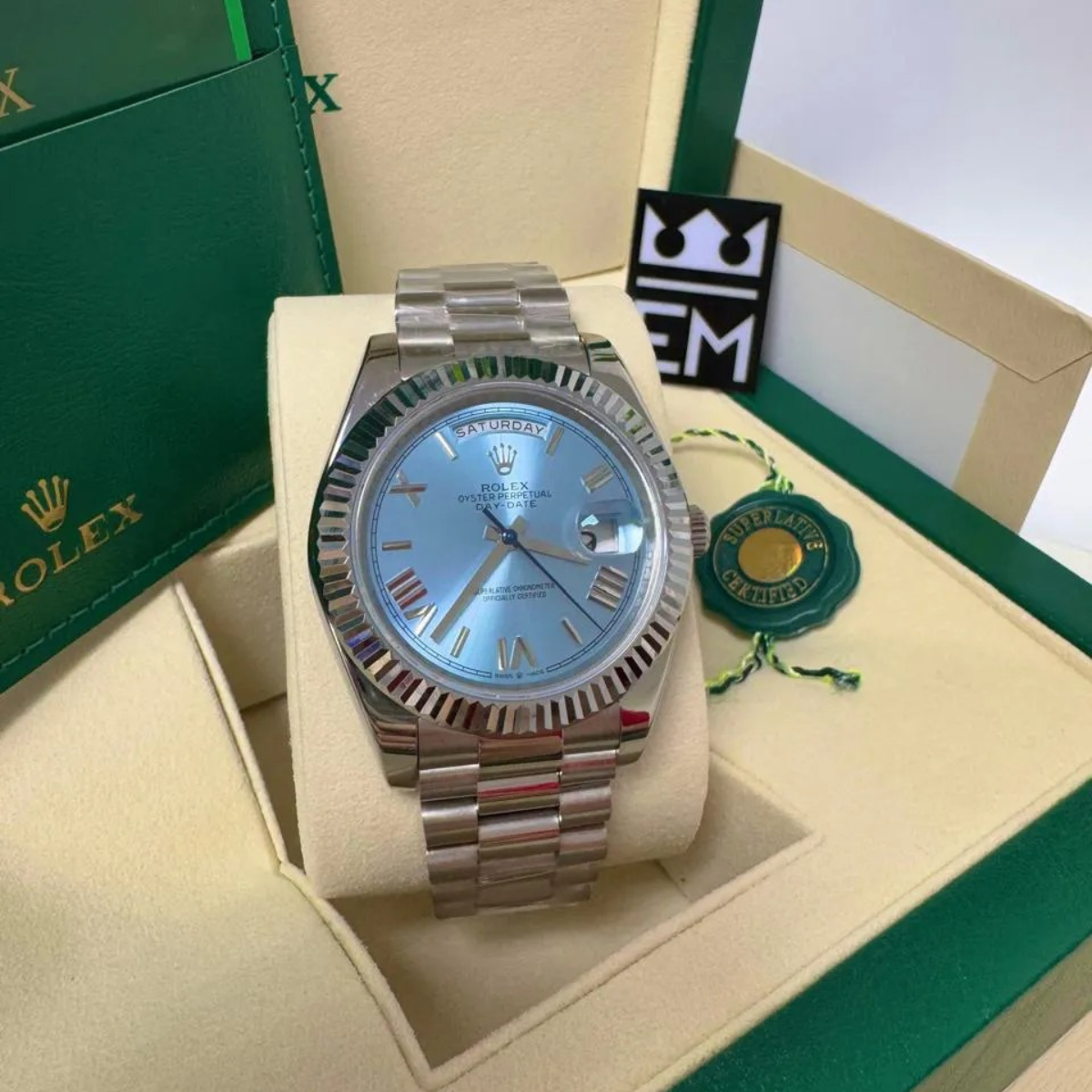 Ice-Blue Dial