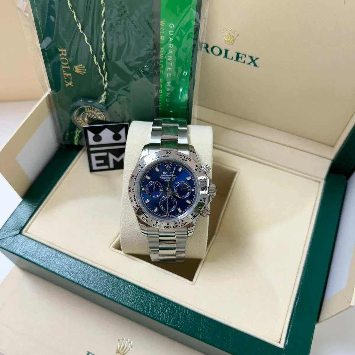 Platin-Edition – Blue Dial