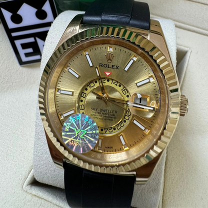 Goldenes Dial – Oysterflex