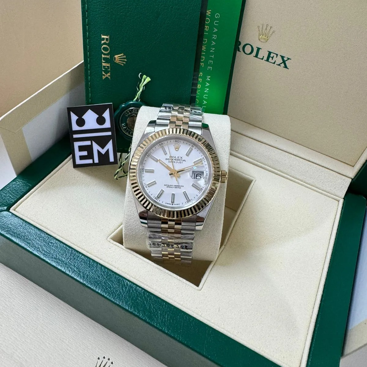 DJUST 41 – White Dial