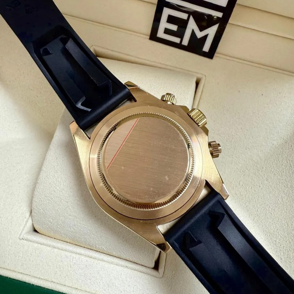 Yellow Gold – Turquoise Blue Dial