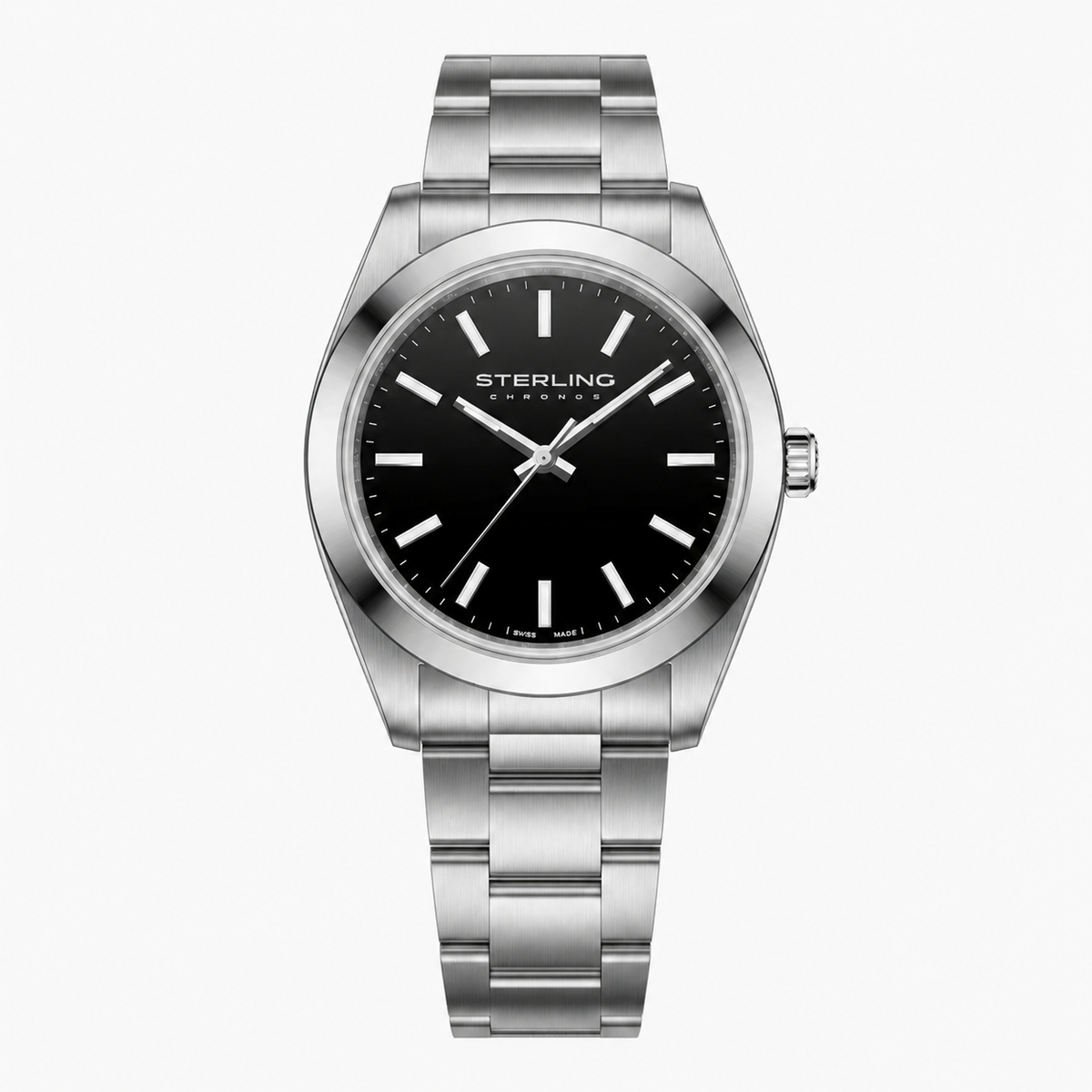 Men's Automatic Wristwatch, Black Dial