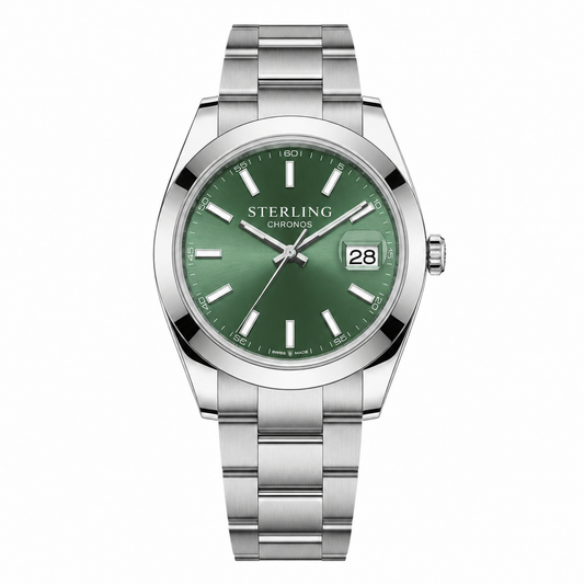 Green Dial Watch 41mm Jubilee Bracelet