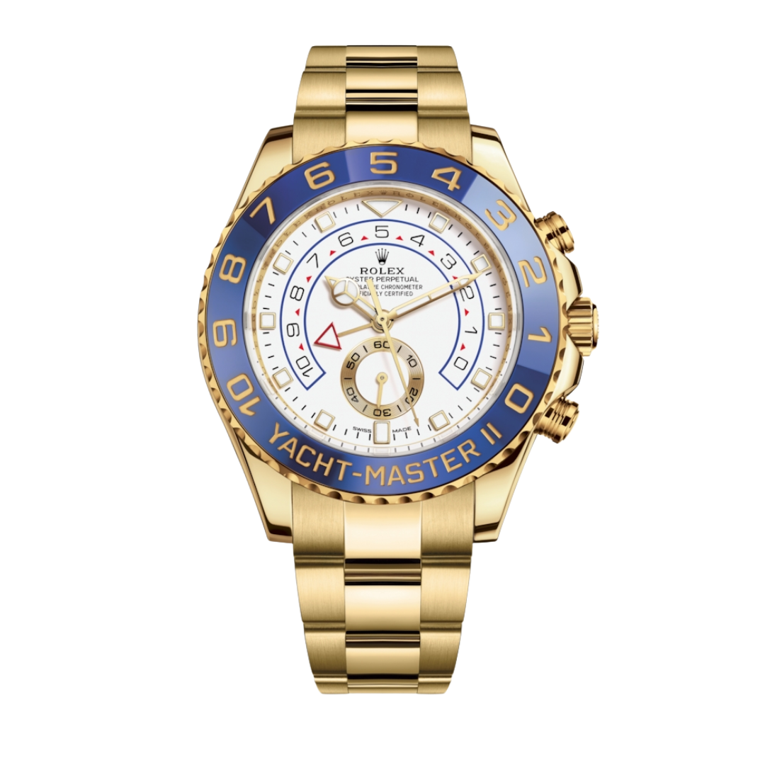 Rolex Yacht-Master II – Gold Blue Dial / Blue Bezel