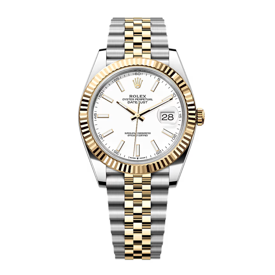DJUST 41 – White Dial