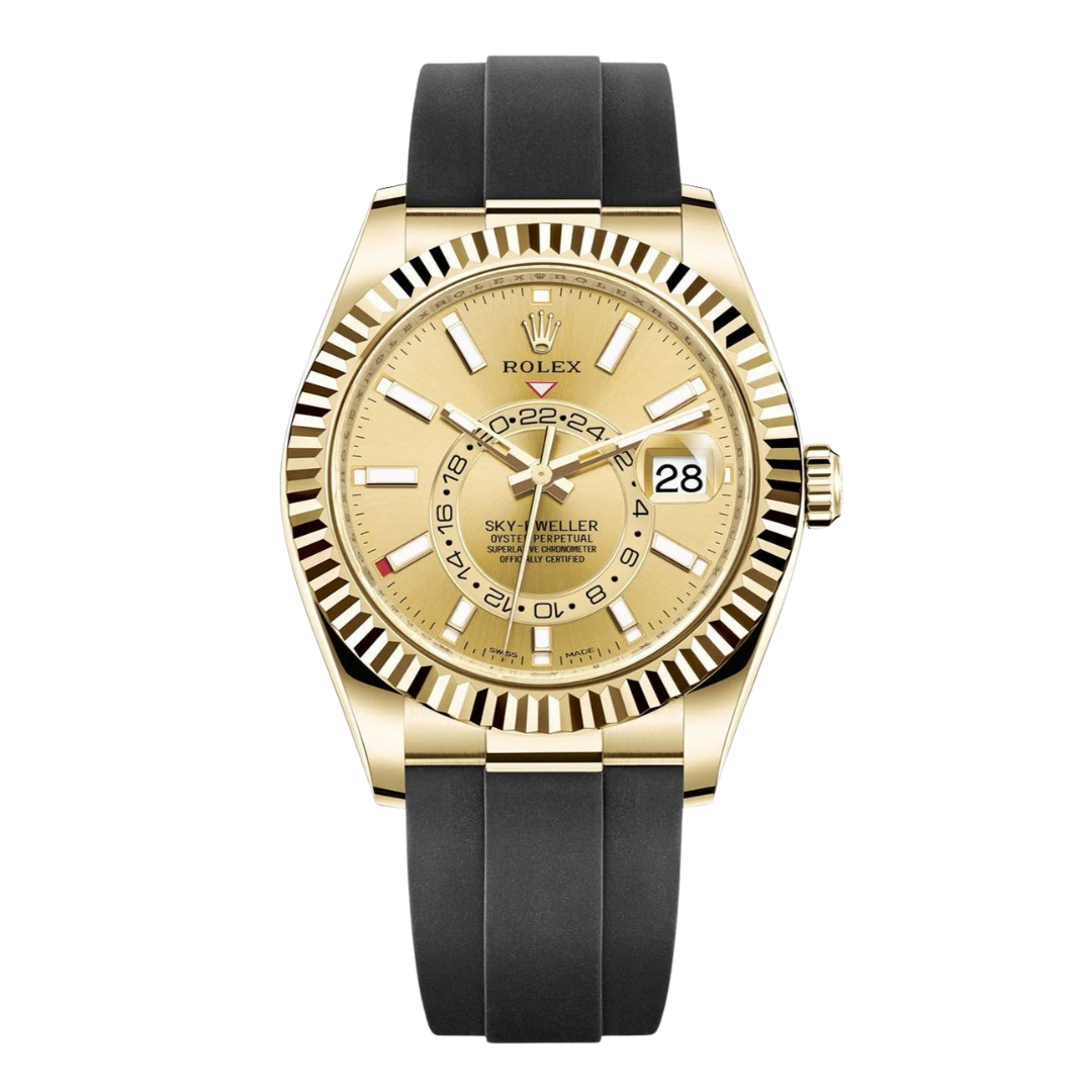 Goldenes Dial – Oysterflex