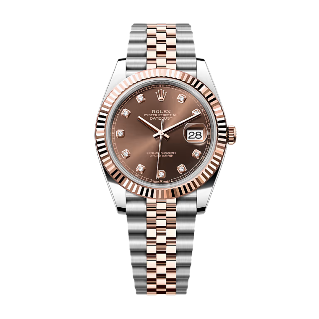 Brown Dial with Diamanten
