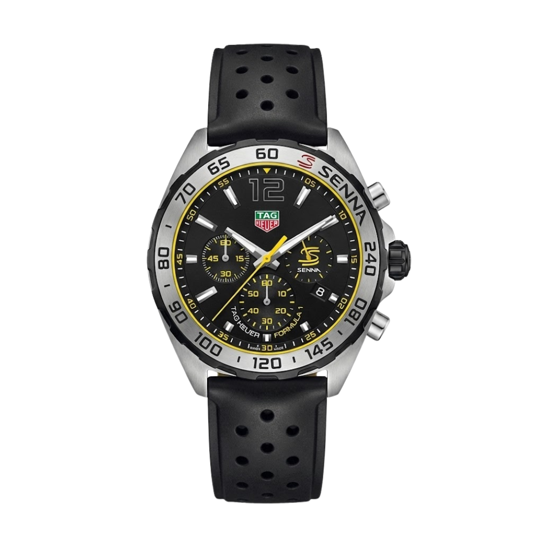 TAG Heuer Formula 1 Senna Edition – Black/Yellow | Sport Strap