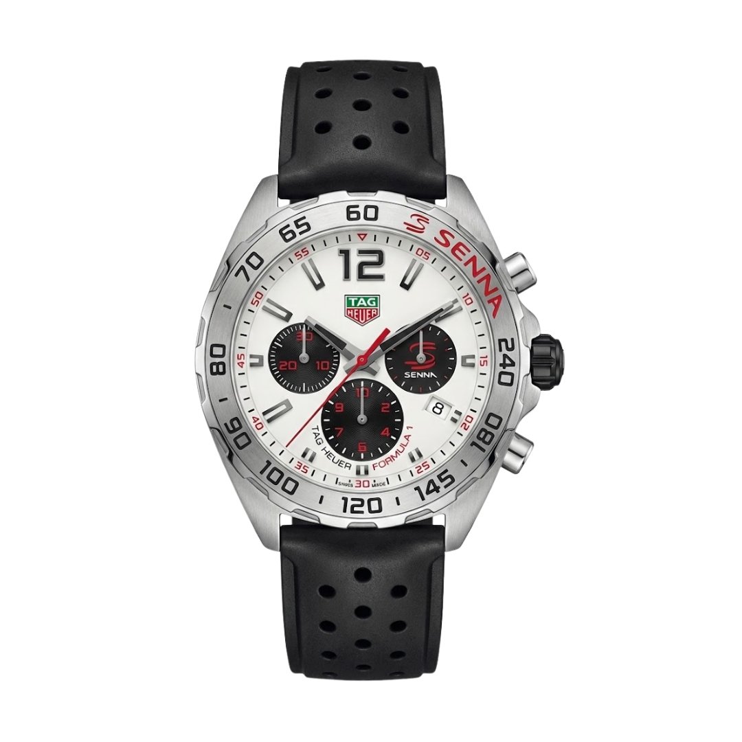 TAG Heuer Formula 1 Senna Edition – Silver/Black | Sport Strap