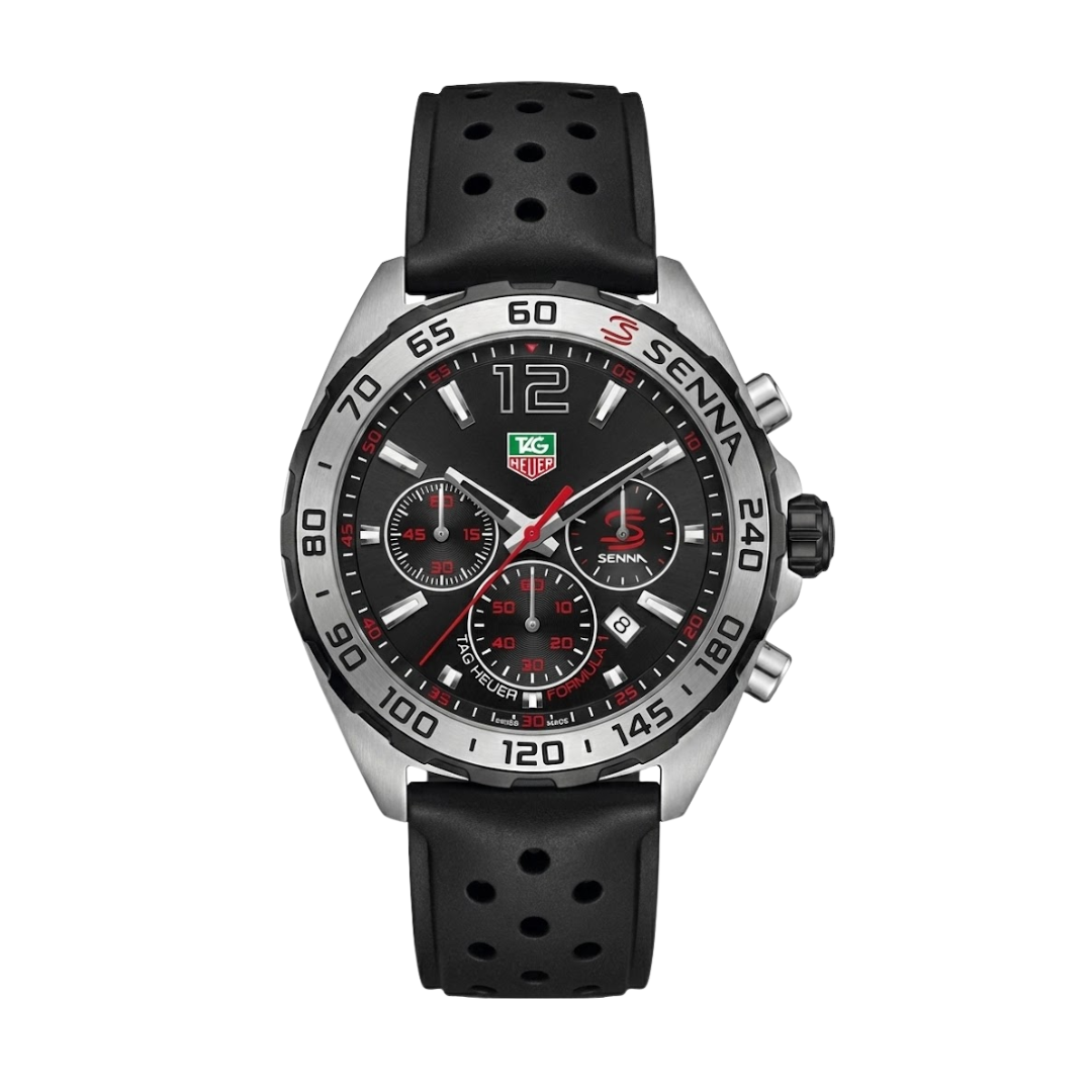 TAG Heuer Formula 1 Senna Edition – Black/Red | Sport Strap