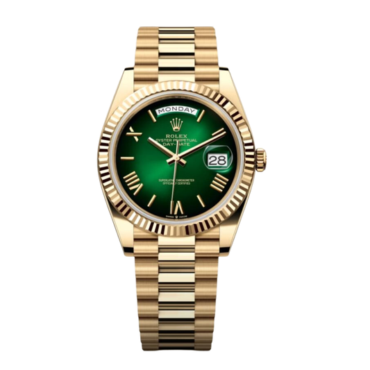 Green Dial with Roman Numerals